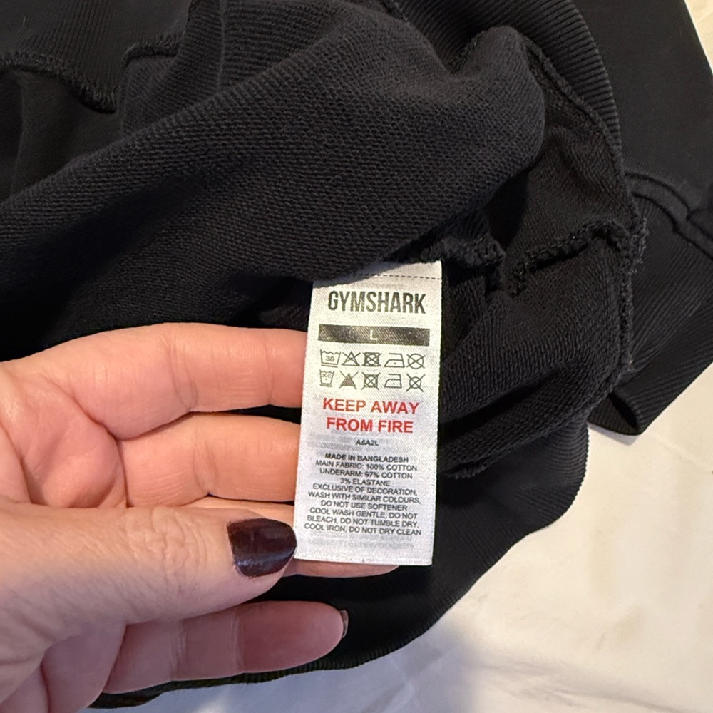 Gymshark Black Woman’s SweatShirt Size Large - Picture 8 of 13